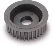 DS Black Steel Front Drive Belt Pulley 32 Tooth Softail Springer Classic 05-06