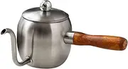 iplusmile Kettle Coffee Pot with Beechwood Handle for Home Office and Outdoor Brewing High Temperature Resistant for Drip Coffee Makers