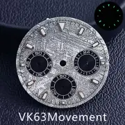 Meteorite patterned panda dial size 29mm suitable for VK63 quartz movement watch