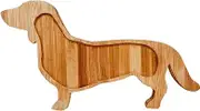 Funny Charcuterie Board, Dachshund Dog Shape Serving Board, Wooden Cheese Boards Charcuterie Boards, Wooden Serving Plates Rustic Decorative Charcuterie for Parties Holidays