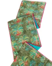 Tiramisu Palatial Verdant Oasis Velvet Table Runner