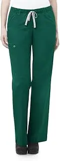 WonderWink Womens 504X Plus-Size Wonderwork Plus Size Straight Leg Cargo Scrub Pant Medical Scrubs Pants
