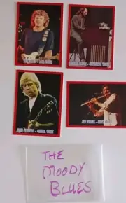 Moody Blues - J2 Classic Rock Cards - 2019/20 (4 Cards)