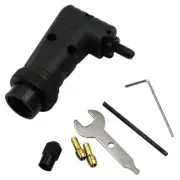 UK Electric Right Angle Converter Attachment Rotary Grinder Tools Kit For Dremel