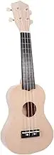 STOBOK 21-Inch Ukulele DIY Kit for Beginners Handmade Wooden Ukulele Building Set Complete Accessories
