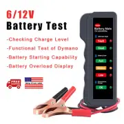 Battery Tester 6V & 12V Car Autocycle Alternator Repair Tools NEW Load Tester