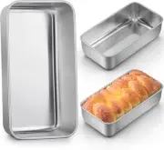 3 Pack Loaf Pans for Baking Bread, 9X5 Inch Bread Pan, Bread Loaf Pan for Baking