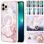 For iPhone 15 14 Plus 13 12 11 Pro Max SE Magnetic Magsafe Case Shockproof Cover