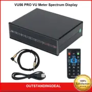 VU56 PRO VU Meter Spectrum Display LED Stereo Music Rhythm Light 2*56 Bits ot25