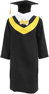 WOFASHPURET 1 Set Doctor's cap graduation gown toddler formal dresses robe formal dress graduation gown outfit grad cap and gown kindergarten graduation cap gown dress gown