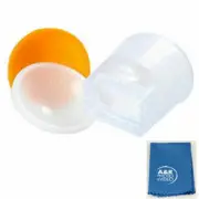 A&R Cloud Lambency Flash Diffuser Orange White Dome Cover for Nikon SB600 SB800