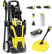 [Jet-USA] RX540 Electric High Pressure Washer, 2800PSI 2 Nozzles, Brush Head, Deck Cleaner, Detergent Bottle, 10M Hose
