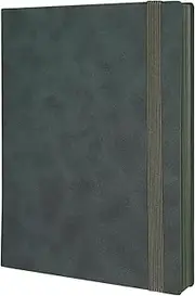 Lined Journal Notebook Vintage Style for Women Men, A5 256 Pages Hardcover Notebook for Writing 100gsm 20 Lines per Page