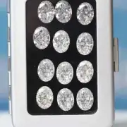 NATURAL 8 Cts WHITE Color Diamond OVAL Cut Shape D Grade VVS1 + 1 Free Gift