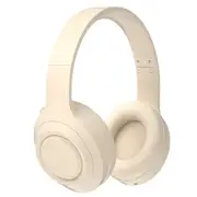 Gaming Headset Wireless Headset Bluetooth Wireless Headphones Headworn TWS Earphones -Beige