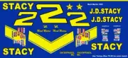 #2 Mark Martin J.D. Stacy 1983 1/32nd Scale Nascar Waterslide Decals