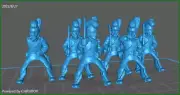 Portuguese Cavalry rgt 1806-11 - 6 minis - Resin 28mm Minis