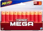 NERF Hasbro A4368000 Nerf Mega- 10 Pack Official Darts- Compatible With Fortnite Ts Tactical Shotgun, Mastodon, Twinshock and Doublebreach Blasters- Kids Toys- Ages 8+