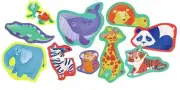 Hape Jungle Friends Puzzle – Wild Animal Jigsaw Set for Early Learning, Age