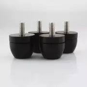 4PCS Audio Speaker Spike Stand Pad Isolation Feet Pads Adjustable Shockproof