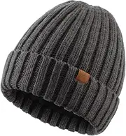 [Magracy] Men's Beanie Hat Winter Thermal Hat for Men Women Classic Knit Hat