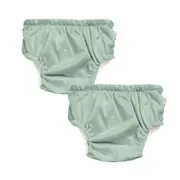 EcoNaps Reusable Swim Nappy 2 Pack - Mint - Medium 7-11kg