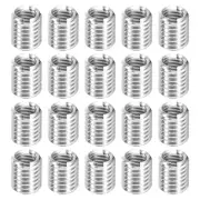 25Pcs Threaded Inserts, M6-1x10 & M8-1.25x10 Thread Repair Insert