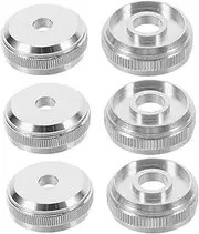 MINAOLULUS 6pcs Valve Button Covers for Trumpet Cornet Secure Fit Instrument Valve Screws with Quick Installation Stable Performance Problem Solving Design for Musicians