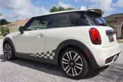 Checkered Side Stripes for Mini Cooper Hard Top & Convertible 2014 to 2024