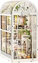 DIY Bookend Kit Bookshelf Decor Delicate Desktop Decor Miniature Dollhouse, 3D Wooden Puzzle Bookend for Office Living Room