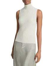 Vince Ribbed Turtleneck Sweater Vest