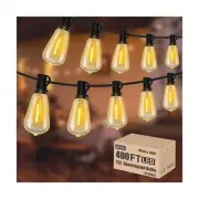 Achin String Lights for Outside 400FT(100ft*4) 2200K Warm Edison String Light...