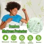 Bamboo Waterproof Mattress Protector Bed Matress Cover King Queen Double Single