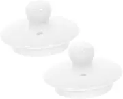 Vaguelly 2pcs Small Ceramic Teapot Lid and Tray Double Porcelain Drink Cover for Loose Leaf Tea Fit for Home and Office Use
