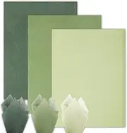 90 Sheet Sage Green Tissue Paper, Gradient Sage Recyclable Green Wrapping Paper 14 x 20 Inch Green Art Craft Tissue Paper for Gift Bags Baby Shower Wedding Birthday Party Mother's Day