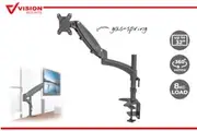 Monitor Stand Arm Desk Mount Single Screen Holder Bracket Display 15" - 32" Vision Mounts