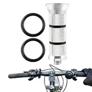 Cycle Extension Connector for Headset, Compression Connector for Carbon Fork, Aluminium Alloy Headset Compression Plug for Steerer Shaft Cover Cap, Reusable Expansion Plug