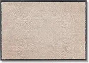 Schöner Wohnen Kollektion Indoor Doormat – Dirt Trapper Mat 50 x 70 cm Beige – Non-Slip Dirt Mat Durable – Door Mat Front Door Mat Washable at 30 °C