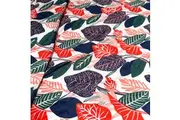 Hotel Living 3 Pce Light Weight Comforter Set Queen/King Corbett Tropical Leaves