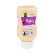 Woolworths Garlic Aioli 330mL