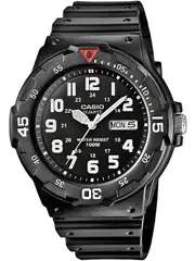 Casio Collection MRW-200H-1BVEG Black Resin Mens Watch