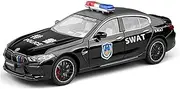 Finished Scale Model 1:24 for BMW M8 Die Casting Alloy Car Model Simulation Sound Light Pull Back Vehicle Model Decorative Ornaments Presents Ornaments(Black)