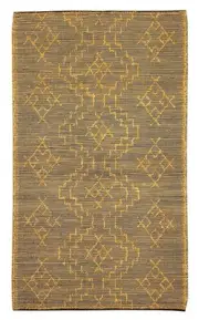 Vintage Hand Woven Kilim Rug 5'0" x 8'5" Traditional Jute Carpet