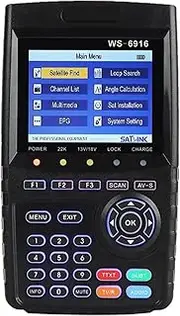 Satellite Receiver WS-6916 DVB-S2/S Sat Finder Satellite Receiver Satellite Signal Finder Meter for Remote Reception Systems Antennas