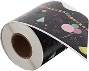 jojofuny 1 Roll Chalkboard Border Trim Decal of Cartoon Style Balloon Border Stickers for Classroom Decoration DIY Bulletin Board Decor for Playroom Kindergarten Thickness for Crafts