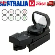 20mm Rail Red Dot Sight Reflex Green Holographic Scope Tactical 4 Rifle Mount