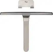 Vigar Zense Stainless Steel Shower Squeegee with Hanger – Sleek Bathroom Glass Wiper for Shower Doors, Mirrors & Tiles, Rust-Resistant with Wall Hook, Built to Last