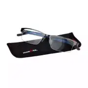 Foster Grant Ironman IM1001 gun/blu Reading Glasses +1.00 NEW!!!