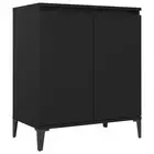 Sideboard Black 60X35x70 Cm Engineered Wood Wood Sideboards & Buffets