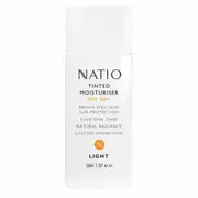 Natio Tinted Moisturiser Spf50 Light